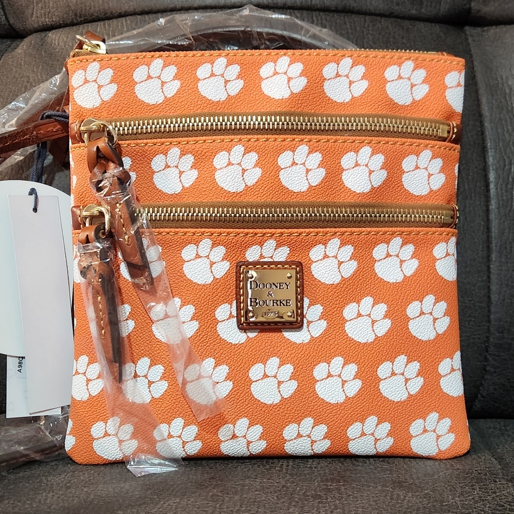 Clemson Tiger Dooney&Bourke Crossbody